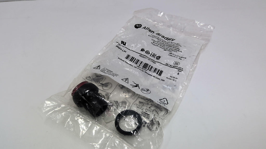 Allen Bradley 800FP-LE4 Red Illuminated Extended Pushbutton