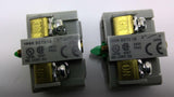 IDEC BST010.3 Contact Block Modules Lot Of 2