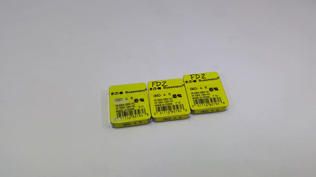 Eaton Bussmann GMD-4-R 250V 200Amp Lot of 15