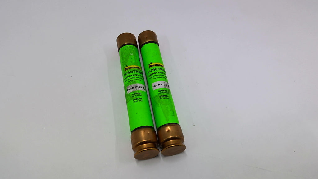 Bussmann FRS-R-17-1/2 600V 17.5Amp Fuses Lot Of 2