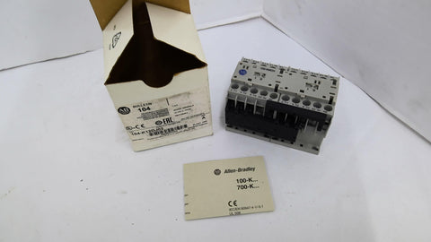 Allen Bradley 100-K12 01 Contactor 600V AC Max 18A 3PH 24VDC