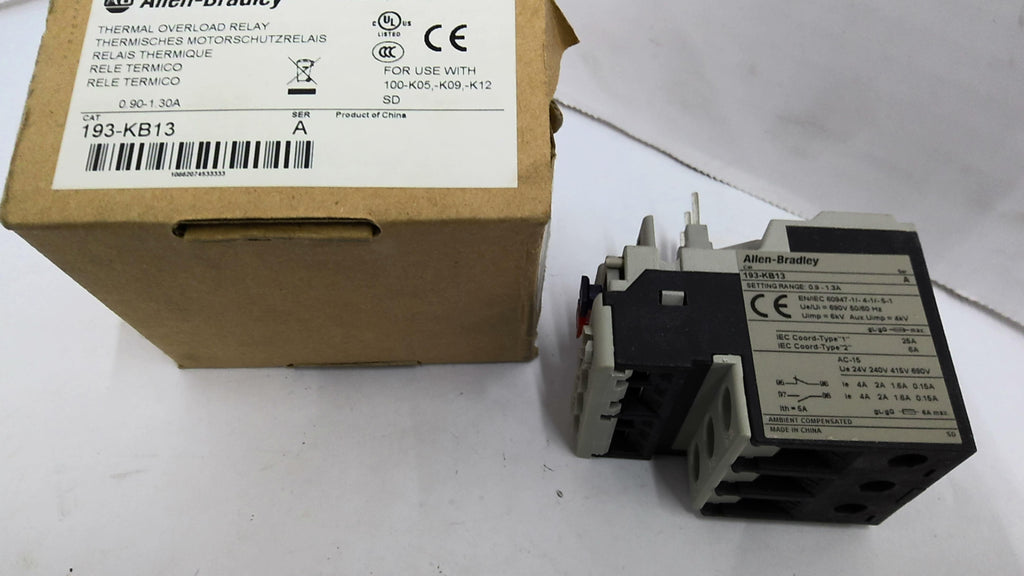 Allen Bradley 193-KB13 Relay 690V 50/60HZ