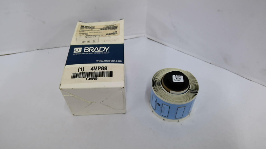 Brady PSPT-187-1-WT Perma Sleeve Wire Markers B-342 100 Roll