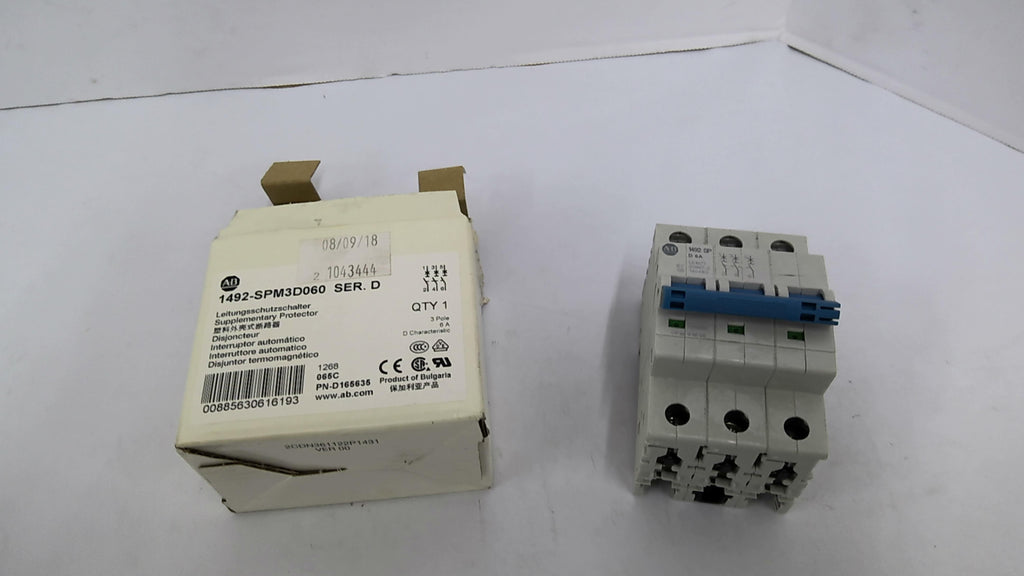 Allen Bradley 1492-SPM3D060 Circuit Breaker 440VAC