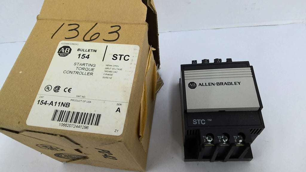 Allen Bradley 154-A11NB Starting Torque Controller 3PH 480VAC 50/60HZ