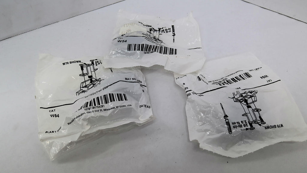 Allen Bradley W54 Thermal Overload Relay Lot of 3