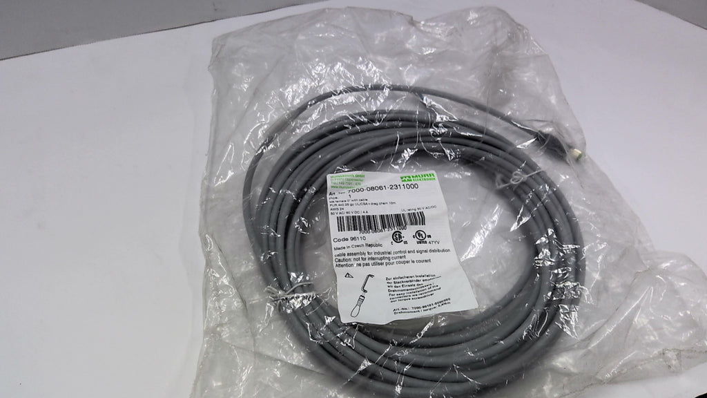 MURR ELEKTRONIK 7000-08061-2311000 32' Data Connection Cable