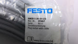 FESTO KMEB-1-24-10-Led Plug Socket With Cable