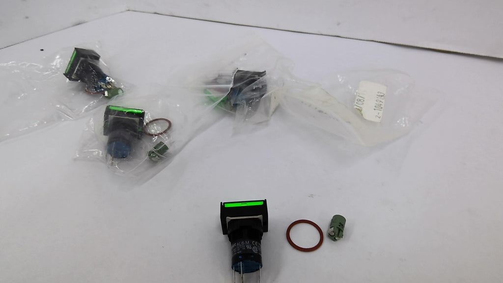 IDEC AL6-M Push Button Switch 250V AC 0.5A Lot of 4