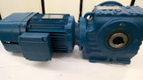 Sew-Eurodrive SAF67DRE90L4/ES7S 2Hp Gearmotor 230/460V 13.73:1 Ratio 60Hz