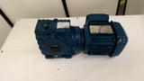 Sew-Eurodrive SA47DRS71S4 Hollowshaft GearMotor 1/4Hp 230/460V 185:1 Ratio 60Hz