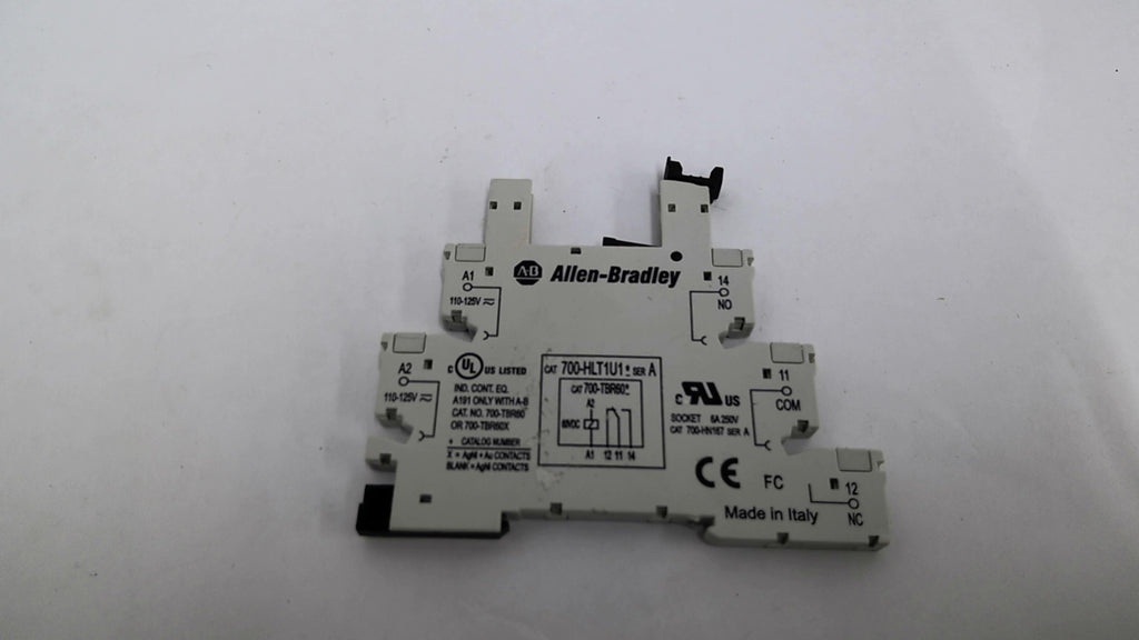 Allen Bradley 700-HLT1U1 Block Relay A1 110-125V