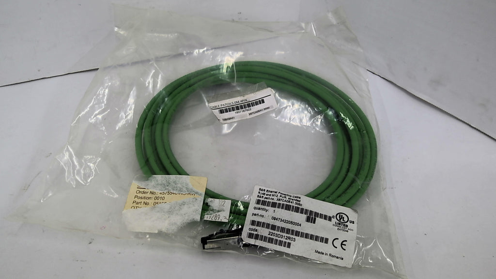 B&R RJ45 and M12 09473422050004 power Link Cable