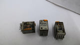 Finder Type 55.34 Relay 5A 250V Lot of 3