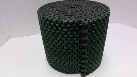 Accurate 6 5/8" X 40' Rubber Topped Plastic Conveyor