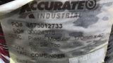 Accurate 6 5/8" X 40' Rubber Topped Plastic Conveyor