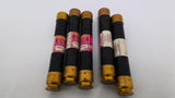 Fusetron FRS-R-4 Time Delay Fuse 600V 4 Amp Lot of 5