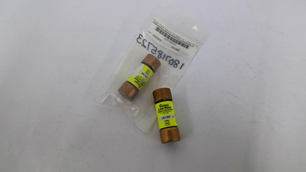 Bussman LPJ-3SP Dual Element Time Delay 600VAC 3 Amp Lot of 2