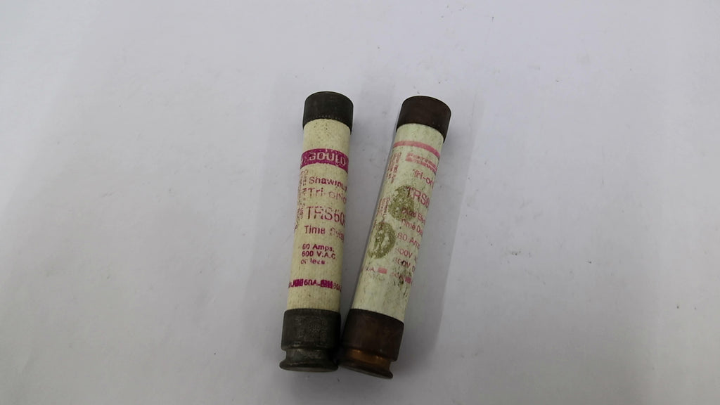 Gould TRS60R Time Delay Fuse 600VAC 60AMPS Lot of 2