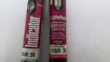 LittelFuse IDSR 30 Indicator Time Delay Fuse 600VAC 30 Amp Lot of 2
