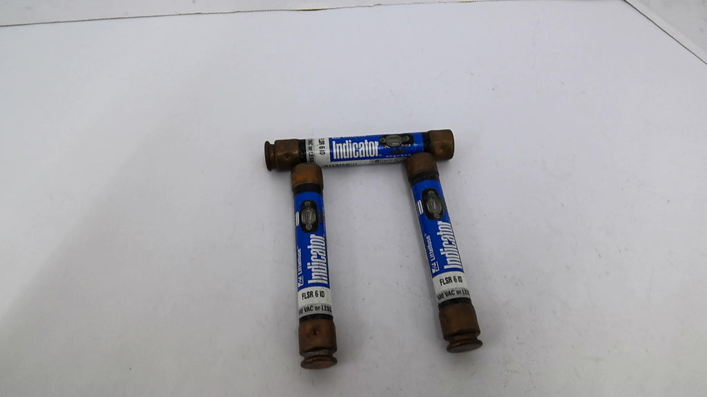 LittelFuse FLSR 6 ID Indicator Fuse 600VAc 6 Amp Lot of 3