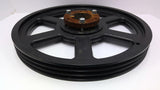 3 Groove V-Belt Pulley 14" OD 2 1/8" Bore