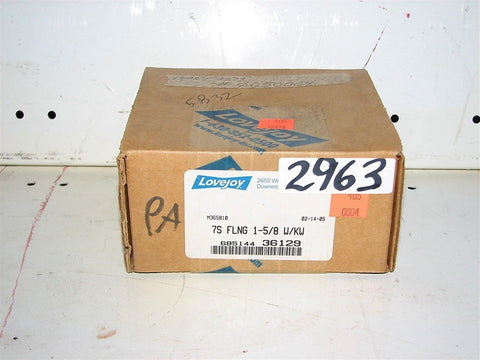 LoveJoy 7S Flange 1 5/8 W/KW, 685144 36129  NEW