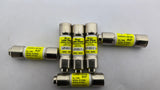 Bussman LP-CC-1 Low-Peak Time Delay Class CC Fuse 600VAC 1 Amp Lot of 6