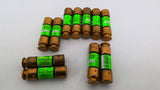 Fusetron FRN-R-20 Energy Efficient Class RK5 Fuse 250VAC 20 Amp Lot of 11