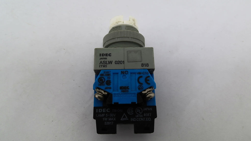 IDEC ASLW 0201 Push Button Switch 1W Max 5-30V Lamp