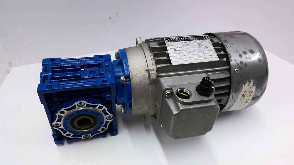 LAIPPLE/KEB 04.KS.007-0701 0.74kW 460V 7.5:1 Hollow Shaft GearMotor