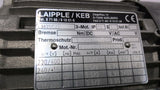 LAIPPLE/KEB 04.KS.007-0701 0.74kW 460V 7.5:1 Hollow Shaft GearMotor
