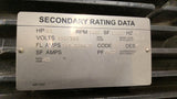 US Motors HVW60V2E-W6 60Hp Ac Motor 1800Rpm 4P 3Ph 364T 230/460V Te 60Hz