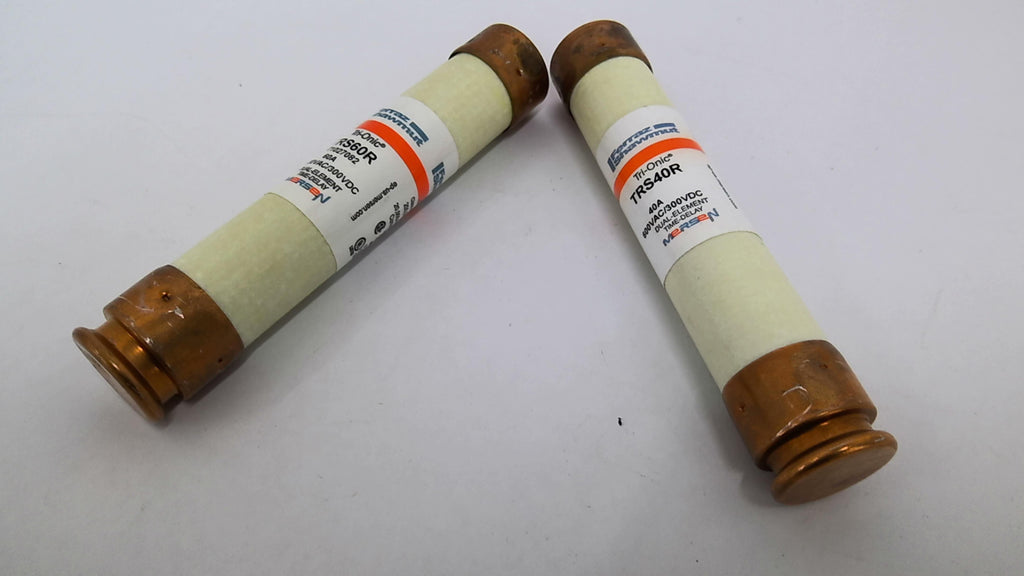 Trionic TRS60R Dual Element Time Delay Fuse 60AMP 600VAC Lot of 2