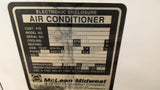 Mclean Midwest CR43-0616-002 6000Btu Electronic Enclosure Air Conditioner 115V