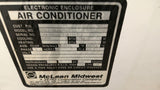 Mclean Midwest CR43-0616-002 6000Btu Enclosure Air Conditioner 115V 1758 W