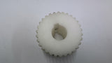 Plastic Gear 2 5/8 Wide 3" OD 1" Bore 30 Teeth Lot Of 2