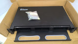 Dynacom 1U Rack Mount Fiber Optic Enclosure 13"L X 19"W X 1 3/4" H