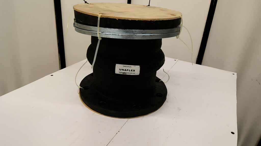 Unaflex Cage 6VLZ1 537123 6" Diameter Rubber Flex Expansion Joint