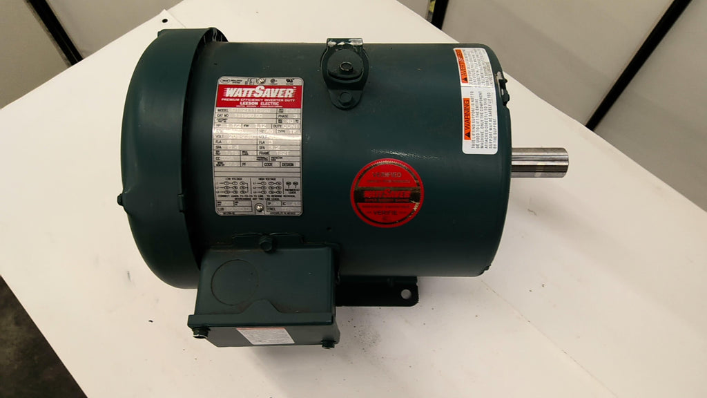 Leeson 131980.00 1-1/2Hp Ac Motor 1200Rpm 6P 3Ph 182T 208-230/460V Tefc 60Hz