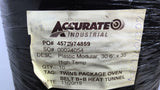 Accurate High Temp Plastic Modular Conveyor Chain 30.6" x 35'
