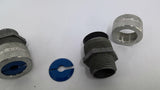 Hubbell F4 Cord Connector Lot of 2 IF4