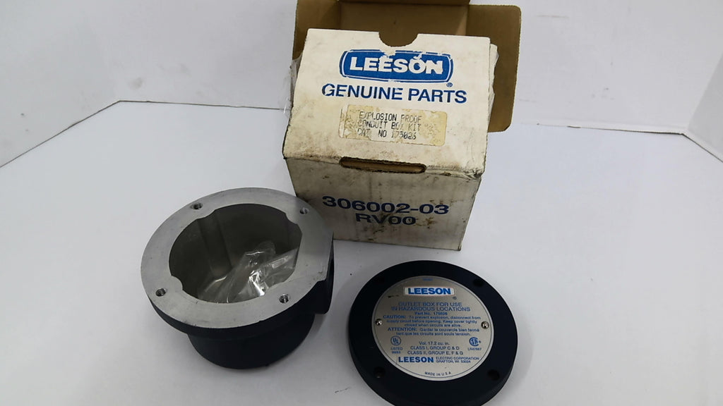 Leeson 175026 Hazardous Locations Outlet Box 17.2 CU IN