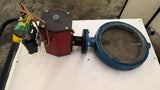 Remote Control RC50-DA 45359 Actuated 10" Butterfly Valve 120Vac 24Vdc 150Psi