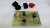 Hobart 117462K Relay Board with 4 Switches HE-3-VO 65296