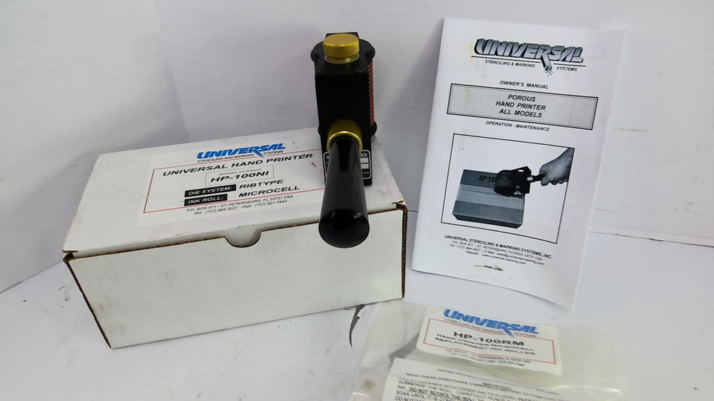 Universal HP-100NI Universal Hand Printer Ribtype Microcell Ink Roll