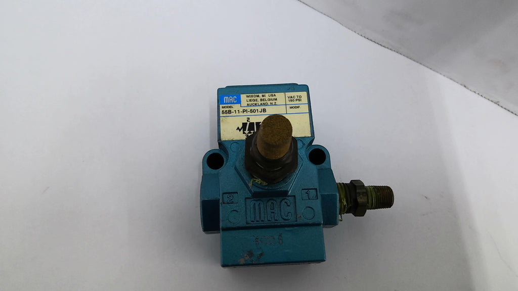 MAC 55B-11-P1-501 JB Valve 150 PSI