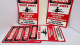 EMED 43614 Adhesive Equipment Danger-Keep Away Sign 10"x14"