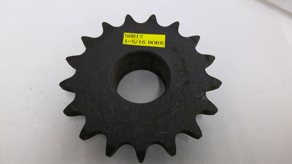 Brewer 50B17 Sprocket 50 Chain 17 Teeth 1 5/16" Bore