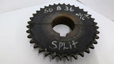 50B36 Split Sprocket 2 7/16" Bore 7 7/16" OD